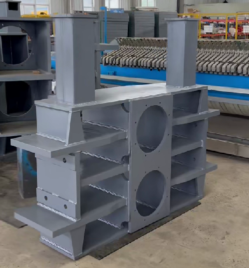 500平米雙油缸壓濾機(jī)油缸底座視頻